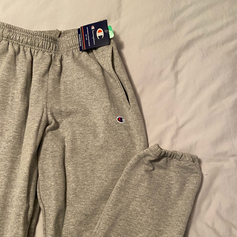 NWT grey champion sweatpants